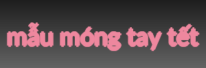 mẫu móng tay tết